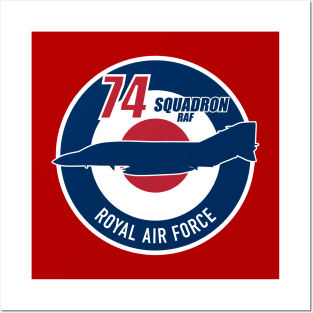 British 74 Squadron F-4 Phantom Posters and Art